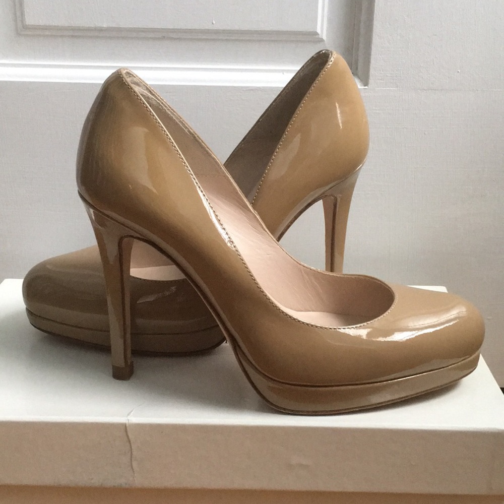 LK Bennett Patent Nude